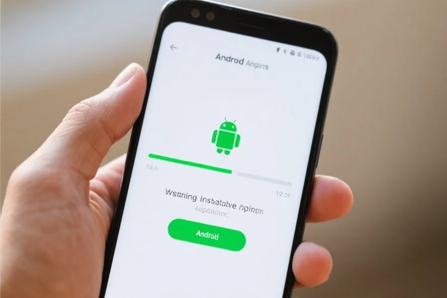 安卓手机正在安装杏鑫App